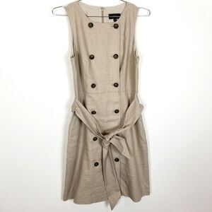 J. Crew Multicolored Sheath Midi Dress Sleeveless Work